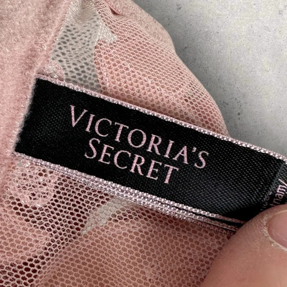 Victorias secret Pink Lace Floral Bralette Bra Womens Size Medium DD Sexy Adjust - Picture 8 of 15